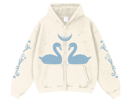 Swan Zip Up